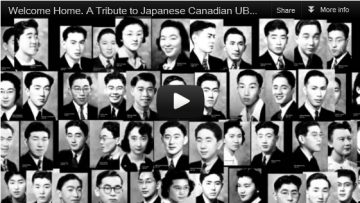 Welcome Home. A Tribute to Japanese Canadian UBC Students of 1942